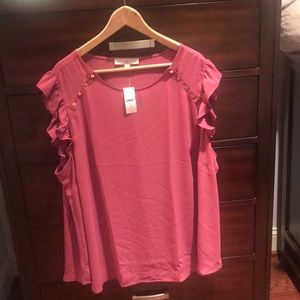 NWT: Loft Size 26 Top in Pink
